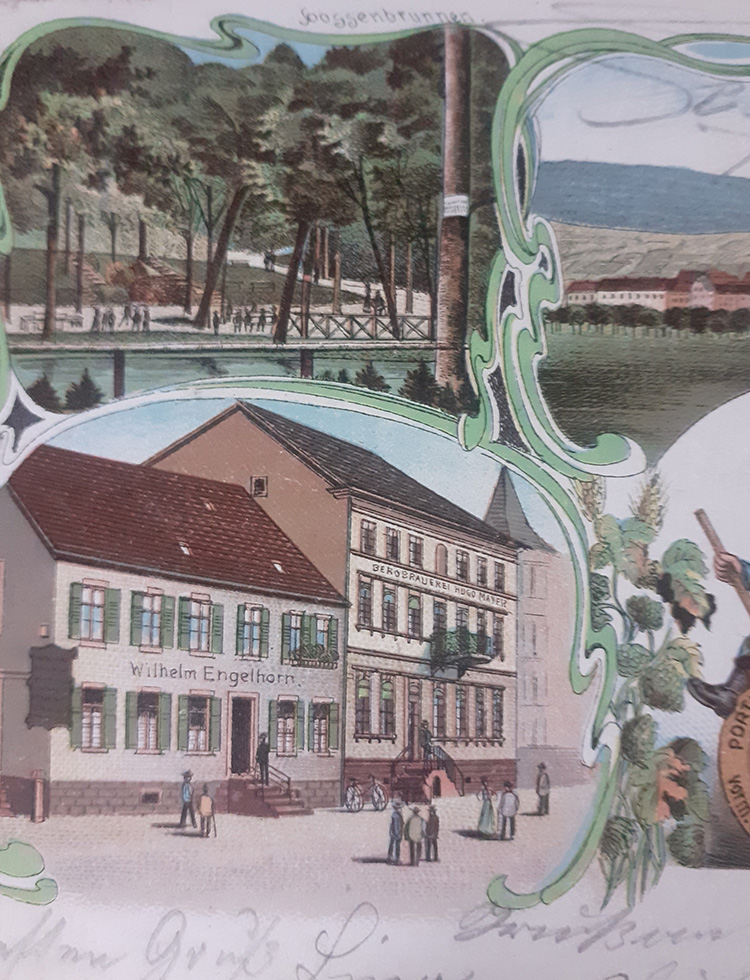 Postkarte Hoch